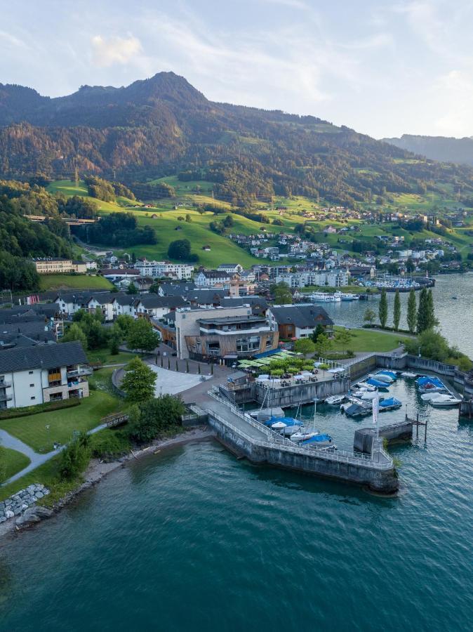 Marina Walensee Hotel Unterterzen Exterior foto